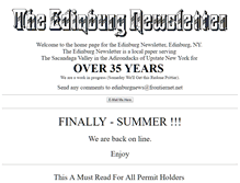Tablet Screenshot of edinburgnewsletter.com